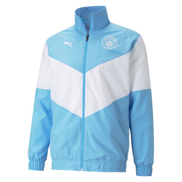 Giacca Manchester City 21/22 Blu Bianco